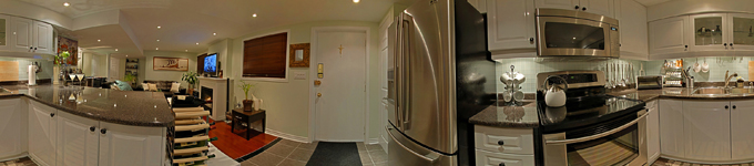 360° kitchen panorama private kitchen