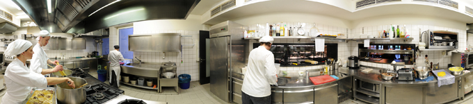 360° kitchen panorama gourmet kitchen